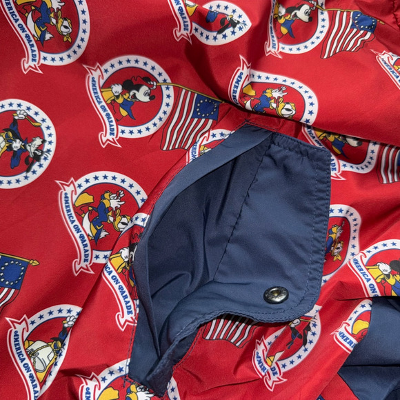 Walt Disney World 50th Vault Collection America On Parade Windbreaker Jacket 2X - Picture 4 of 11